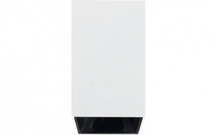 OT 2039 SPOT KOCKA ALUMINIUM WHITE/BLACK GU 10