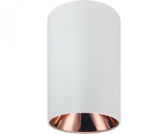 OT 2044 SPOT LAMPA ALUMINIUM KRUG WHITE/RG GOLD GU10  IP20