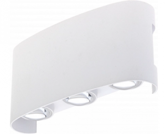 WL 7410 LED ZIDNA LAMPA 240V 6W IP65 WHITE 3000K PROTON