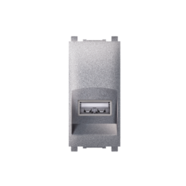 ALING-EXP PRIKLJUCNICA USB A/USBA FEMALE KEYSTONE 1M SILVER.74284.S