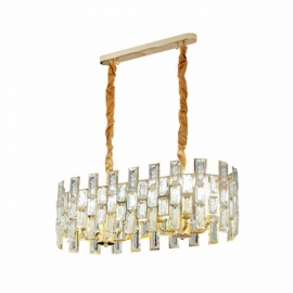DLP-51 LED LUSTER ZLATNI OVALNI 8X40W LAMBARIO