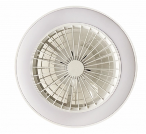 19115 PLAFONJERA LED VENTILATOR ZA PLAFON 36W/3CCT BELO TELO I DALJINSKI UPRAVLJAC