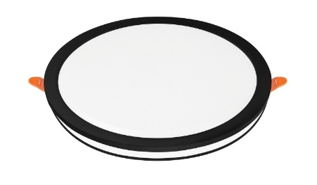 016-092-0036 36W 3CCT LED UGRADNA PLAFONJERA CRNA PAULA-36 3CCT