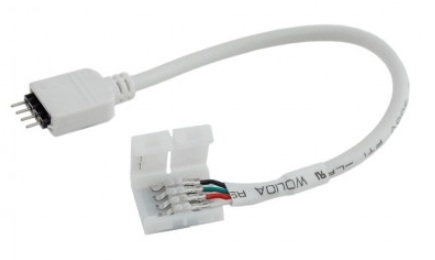 OT 6617-KONEKTOR ZA RGB LED TRAKU SA KABLOM I PINOM