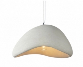 SKU 19082 LED VISILICA BELA/SIVA-KAMENA FI 300 E-27