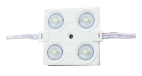MO 4561 LED MODUL 2835 4DC 12V 2.4W IP65 6000K IP65 38X38MM